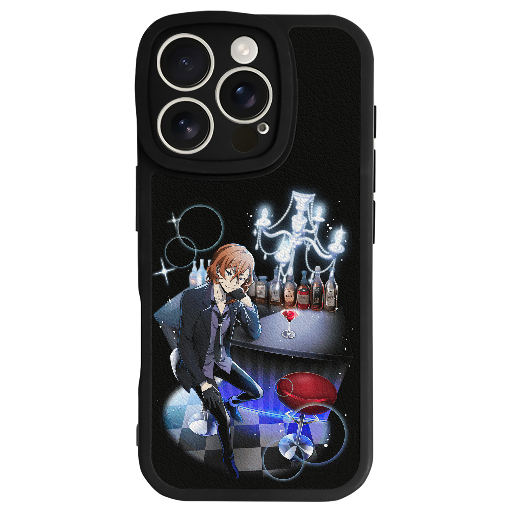 （画像用） 文豪ストレイドッグス Bungo Stray Dogs 【iPhone 16シリーズ対応】シリコンスマホケース（レザー調） 材質：シリコン
